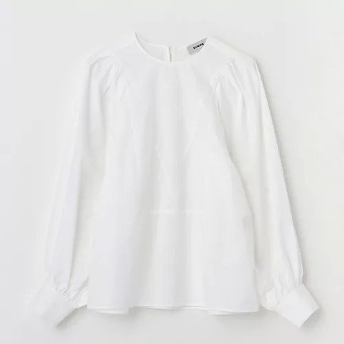 【シンメ/SINME】のSINME 10th anniversary 板谷由夏 石田ゆり子 collaboration shirt(ボリュームシャツ ) インテリア・キッズ・メンズ・レディースファッション・服の通販 founy(ファニー) ファッション Fashion レディースファッション Fashion for Women トップス・カットソー Cut & Sew Tops シャツ・ブラウス・オフィスカジュアル Elegant Blouses & Button-Ups ウォッシュ Washed Finish ギャザー Gathered, Ruffled フロント Front, Front Design ヴィンテージ Vintage Style 夏 Summer 洗える Machine Washable ホワイト|ID: prp329100004750034 ipo3291000000034346208