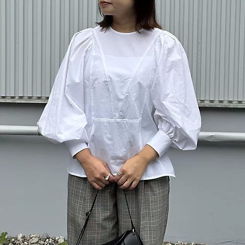 【シンメ/SINME】のSINME 10th anniversary 板谷由夏 石田ゆり子 collaboration shirt(ボリュームシャツ ) 人気、トレンドファッション・服の通販 founy(ファニー) ファッション Fashion レディースファッション Fashion for Women トップス・カットソー Cut & Sew Tops シャツ・ブラウス・オフィスカジュアル Elegant Blouses & Button-Ups ウォッシュ Washed Finish ギャザー Gathered, Ruffled フロント Front, Front Design ヴィンテージ Vintage Style 夏 Summer 洗える Machine Washable other-2|ID: prp329100004750034 ipo3291000000034484983