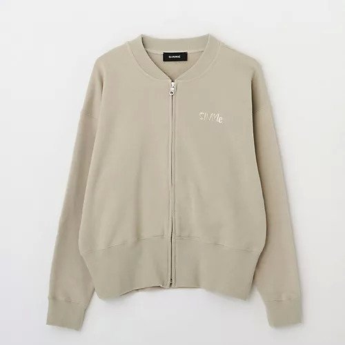 【シンメ/SINME】のスウェットブルゾン インテリア・キッズ・メンズ・レディースファッション・服の通販 founy(ファニー) 　ファッション　Fashion　レディースファッション　Fashion for Women　アウター　Coat / Outerwear Collection　ブルゾンジャケット・スポーティアウター　Blouson Jackets　トップス・カットソー　Cut & Sew Tops　レディースパーカー・カジュアルフーディー　Casual Hoodies & Sweatshirts　スウェット・クルーネックトップス　Sweatshirts & Crewnecks / Relaxed Fit Sweat Tops　フォルム　Silhouette, Form　洗える　Machine Washable　ベージュ|ID: prp329100004750052 ipo3291000000034346335