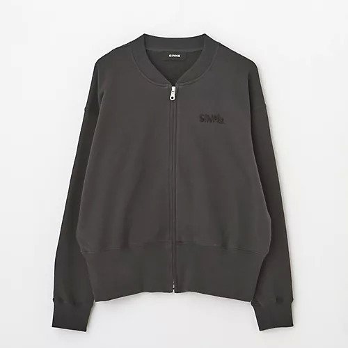 【シンメ/SINME】のスウェットブルゾン インテリア・キッズ・メンズ・レディースファッション・服の通販 founy(ファニー) 　ファッション　Fashion　レディースファッション　Fashion for Women　アウター　Coat / Outerwear Collection　ブルゾンジャケット・スポーティアウター　Blouson Jackets　トップス・カットソー　Cut & Sew Tops　レディースパーカー・カジュアルフーディー　Casual Hoodies & Sweatshirts　スウェット・クルーネックトップス　Sweatshirts & Crewnecks / Relaxed Fit Sweat Tops　フォルム　Silhouette, Form　洗える　Machine Washable　チャコール|ID: prp329100004750052 ipo3291000000034346338