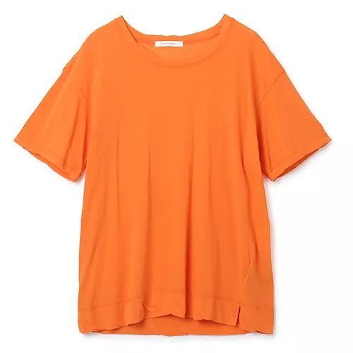 【プレインピープル/PLAIN PEOPLE】のスタンダードTシャツ インテリア・キッズ・メンズ・レディースファッション・服の通販 founy(ファニー)  ファッション Fashion レディースファッション Fashion for Women トップス・カットソー Cut & Sew Tops シャツ・ブラウス・オフィスカジュアル Elegant Blouses & Button-Ups ロングTシャツ・Tシャツ Longline T-Shirts & Tees おすすめ Recommended / Our Picks インナー Innerwear オレンジ Orange ジャケット Jacket, Outerwear スタンダード Standard, Basic ビビッド Vivid, Bright Tone フィット Fit, Slim Fit ベーシック Basic, Essential 洗える Machine Washable オレンジ|ID: prp329100004751164 ipo3291000000034354410