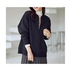 【エニー/ANY】のハーフジップスウェット ブラック|ID: prp329100004751166 ipo3291000000034354427