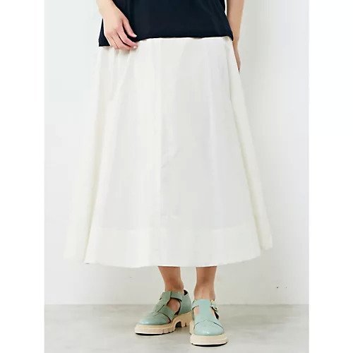 【プレインピープル/PLAIN PEOPLE】のフレアバンディングスカート 人気、トレンドファッション・服の通販 founy(ファニー)  ファッション Fashion レディースファッション Fashion for Women スカート Skirts スリット Slit, Slit Detail タイプライター Typewriter Fabric, Crisp Cotton  other-1|ID: prp329100004751174 ipo3291000000034354476