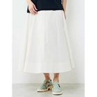 【プレインピープル/PLAIN PEOPLE】のフレアバンディングスカート 人気、トレンドファッション・服の通販 founy(ファニー) ファッション Fashion レディースファッション Fashion for Women スカート Skirts スリット Slit, Slit Detail タイプライター Typewriter Fabric, Crisp Cotton thumbnail ホワイト|ID: prp329100004751174 ipo3291000000034354478