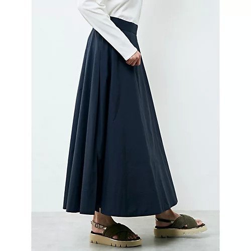 【プレインピープル/PLAIN PEOPLE】のフレアバンディングスカート 人気、トレンドファッション・服の通販 founy(ファニー)  ファッション Fashion レディースファッション Fashion for Women スカート Skirts スリット Slit, Slit Detail タイプライター Typewriter Fabric, Crisp Cotton other-2|ID: prp329100004751174 ipo3291000000034354480