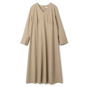 【プレインピープル/PLAIN PEOPLE】 ウールナイロンVネックワンピース人気、トレンドファッション・服の通販 founy(ファニー) ファッション Fashion レディースファッション Fashion for Women ワンピース Dresses |ID:prp329100004751178