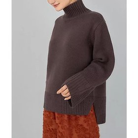 【スタイルデリ/STYLE DELI】 ワイドスリーブスタンドネックニット人気、トレンドファッション・服の通販 founy(ファニー) ファッション Fashion レディースファッション Fashion for Women トップス・カットソー Cut & Sew Tops ニット Knit Tops & Sweaters スタンド Stand Collar, Upright Stand ストレート Straight, Straight Cut スリット Slit, Slit Detail タートルネック Turtleneck, High Neck 定番 Standard, Basic Item フィット Fit, Slim Fit フォルム Silhouette, Form ボックス Boxy, Box Shape ポケット Pocket, Pocket Detail ミドル Middle Length, Mid Height ワイド Wide, Wide Fit A/W・秋冬 Autumn/Winter |ID:prp329100004751943