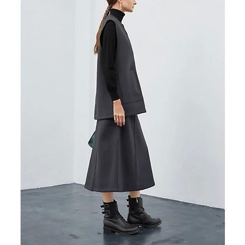 【スタイルデリ/STYLE DELI】のメルトン調Aラインスカート 人気、トレンドファッション・服の通販 founy(ファニー) 　ファッション　Fashion　レディースファッション　Fashion for Women　スカート　Skirts　Aライン・フレアスカート　A-Line & Flared Skirts　メルトン　Melton, Heavy Wool　other-3|ID: prp329100004751944 ipo3291000000034364217
