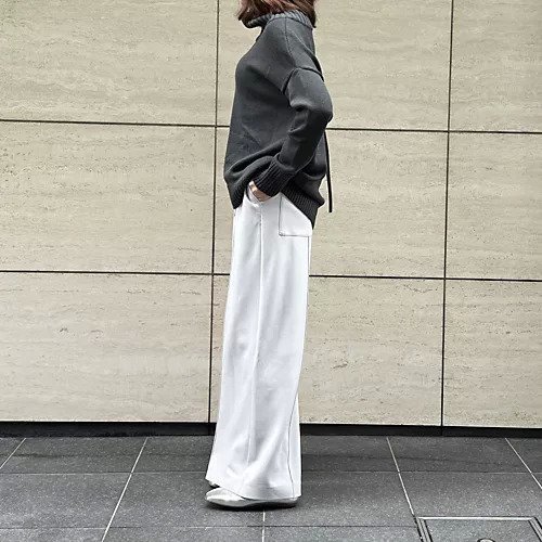 【エクラ/eclat】の【別注】マットストレッチジャージーパンツ 人気、トレンドファッション・服の通販 founy(ファニー)  ファッション Fashion レディースファッション Fashion for Women パンツ Pants & Trousers ストリング String, Drawstring フィット Fit, Slim Fit フロント Front, Front Design ワイド Wide, Wide Fit 別注 Limited Edition, Custom Order 洗える Machine Washable other-3|ID: prp329100004751945 ipo3291000000034364221