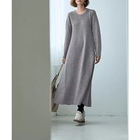 【スタイルデリ/STYLE DELI】のふんわりフレアニットワンピース 人気、トレンドファッション・服の通販 founy(ファニー) ファッション Fashion レディースファッション Fashion for Women ワンピース Dresses ニットワンピース Knit Dresses くるぶし Ankle-Length シェイプ Shape, Slim Fit シンプル Simple, Minimal ジャケット Jacket, Outerwear スカーフ Scarf, Neckwear スリット Slit, Slit Detail バランス Balance, Style Balance パープル Purple, Violet フォルム Silhouette, Form フレア Flare, Flared ポケット Pocket, Pocket Detail ループ Loop, Loop Knit ロング Long, Long-Length 冬 Winter / This Winter 夏 Summer |ID:prp329100004751947