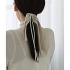 【コレカラ/collecala】のレイヤードロングリボンヘアゴム ライトベージュ|ID: prp329100004752108 ipo3291000000034367070
