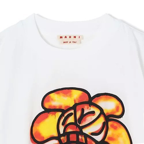 【マルニ/MARNI】のT-SHIRT 人気、トレンドファッション・服の通販 founy(ファニー)  ファッション Fashion レディースファッション Fashion for Women トップス・カットソー Cut & Sew Tops シャツ・ブラウス・オフィスカジュアル Elegant Blouses & Button-Ups ロングTシャツ・Tシャツ Longline T-Shirts & Tees 2025年 2025 2025-2026秋冬・A/W Autumn/Winter 2025–26 AW25–26 コラボ Collaboration, Collab フラワー Flower, Floral フロント Front, Front Design プリント Print, Printed Pattern 洗える Machine Washable other-3|ID: prp329100004752831 ipo3291000000034375942