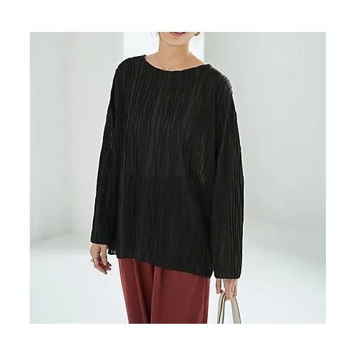 【スタイルデリ/STYLE DELI】のウェーブラインガーゼトップス 人気、トレンドファッション・服の通販 founy(ファニー)  ファッション Fashion レディースファッション Fashion for Women トップス・カットソー Cut & Sew Tops インナー Innerwear ウェーブ Wavy Pattern カットソー Cut and Sewn Top シアー Sheer, See-Through シンプル Simple, Minimal ストライプ Stripe, Striped Pattern ストレート Straight, Straight Cut デニム Denim, Jeans Material 人気 Popular, Best Seller 長袖 Long Sleeve, Full Sleeve ハイネック High Neck, Mock Neck バランス Balance, Style Balance フォルム Silhouette, Form 防寒 Cold Protection, Winter-Ready other-2|ID: prp329100004752833 ipo3291000000034375956