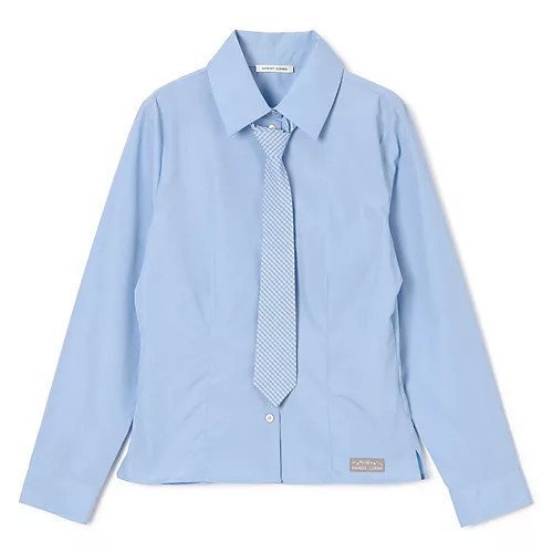 【サンディーリアング/SANDY LIANG】のLEVI SHRT インテリア・キッズ・メンズ・レディースファッション・服の通販 founy(ファニー) 　ファッション　Fashion　レディースファッション　Fashion for Women　2025年　2025　2025-2026秋冬・A/W　Autumn/Winter 2025–26 AW25–26　シェイプ　Shape, Slim Fit　シンプル　Simple, Minimal　ヴィンテージ　Vintage Style　洗える　Machine Washable　LIGHT BLUE|ID: prp329100004752837 ipo3291000000034375979