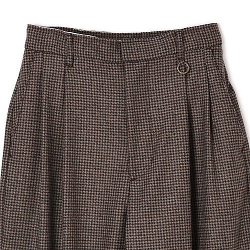 【ペレック/pelleq】のhoundstooth double tuck trousers 人気、トレンドファッション・服の通販 founy(ファニー) 　ファッション　Fashion　レディースファッション　Fashion for Women　2025年　2025　2025-2026秋冬・A/W　Autumn/Winter 2025–26 AW25–26　ジャケット　Jacket, Outerwear　セットアップ　Set-Up, Coordinated Outfit　ダブル　Double, Double-Breasted　ループ　Loop, Loop Knit　ロング　Long, Long-Length　ワイド　Wide, Wide Fit　other-3|ID: prp329100004752866 ipo3291000000034376180