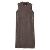 【ペレック/pelleq】のhoundstooth zip dress 人気、トレンドファッション・服の通販 founy(ファニー) ファッション Fashion レディースファッション Fashion for Women ワンピース Dresses フォーマル・パーティードレス・結婚式用ドレス Elegant & Casual Dresses 2025年 2025 2025-2026秋冬・A/W Autumn/Winter 2025–26 AW25–26 アクセサリー Fashion Accessories カットオフ Cut-Off Design カーディガン Cardigan, Knitwear ジップ Zip, Zipper |ID:prp329100004752869