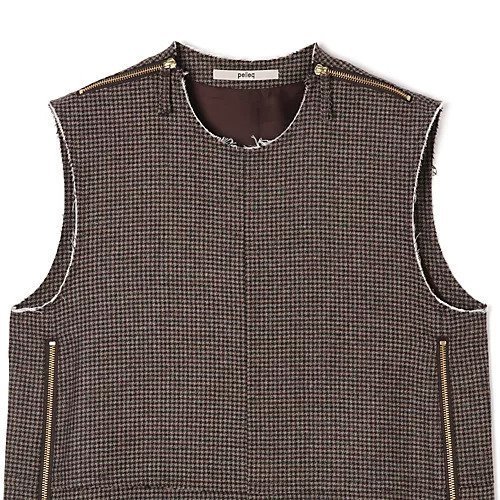 【ペレック/pelleq】のhoundstooth zip dress 人気、トレンドファッション・服の通販 founy(ファニー)  ファッション Fashion レディースファッション Fashion for Women ワンピース Dresses フォーマル・パーティードレス・結婚式用ドレス Elegant & Casual Dresses 2025年 2025 2025-2026秋冬・A/W Autumn/Winter 2025–26 AW25–26 アクセサリー Fashion Accessories カットオフ Cut-Off Design カーディガン Cardigan, Knitwear ジップ Zip, Zipper other-3|ID: prp329100004752869 ipo3291000000034376213