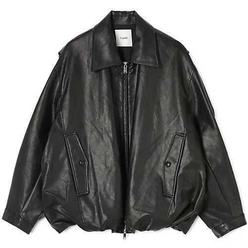 【クラネ/CLANE】のFAKE LEATHER BALLOON JACKET 人気、トレンドファッション・服の通販 founy(ファニー)  ファッション Fashion レディースファッション Fashion for Women アウター Coat / Outerwear Collection レディースジャケット・軽アウター Jackets ジャケット Jacket, Outerwear チェック Check, Plaid, Tartan バルーン Balloon, Balloon Silhouette フラップ Flap, Flap Pocket ポケット Pocket, Pocket Detail A/W・秋冬 Autumn/Winter 防寒 Cold Protection, Winter-Ready  other-1|ID: prp329100004752885 ipo3291000000034376346