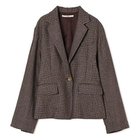 【ペレック/pelleq】のhoundstooth back squeeze jacket 人気、トレンドファッション・服の通販 founy(ファニー) ファッション Fashion レディースファッション Fashion for Women アウター Coat / Outerwear Collection レディースジャケット・軽アウター Jackets 2025年 2025 2025-2026秋冬・A/W Autumn/Winter 2025–26 AW25–26 オケージョン Occasion Wear ギャザー Gathered, Ruffled クラシカル Classical, Vintage-Inspired シェイプ Shape, Slim Fit ジャケット Jacket, Outerwear フェミニン Feminine, Girly thumbnail brown|ID: prp329100004752890 ipo3291000000034376374