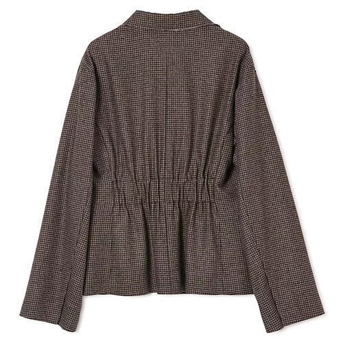 【ペレック/pelleq】のhoundstooth back squeeze jacket 人気、トレンドファッション・服の通販 founy(ファニー)  ファッション Fashion レディースファッション Fashion for Women アウター Coat / Outerwear Collection レディースジャケット・軽アウター Jackets 2025年 2025 2025-2026秋冬・A/W Autumn/Winter 2025–26 AW25–26 オケージョン Occasion Wear ギャザー Gathered, Ruffled クラシカル Classical, Vintage-Inspired シェイプ Shape, Slim Fit ジャケット Jacket, Outerwear フェミニン Feminine, Girly other-2|ID: prp329100004752890 ipo3291000000034376375