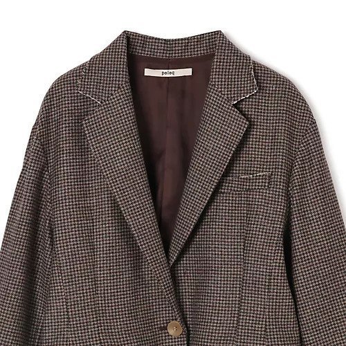 【ペレック/pelleq】のhoundstooth back squeeze jacket 人気、トレンドファッション・服の通販 founy(ファニー)  ファッション Fashion レディースファッション Fashion for Women アウター Coat / Outerwear Collection レディースジャケット・軽アウター Jackets 2025年 2025 2025-2026秋冬・A/W Autumn/Winter 2025–26 AW25–26 オケージョン Occasion Wear ギャザー Gathered, Ruffled クラシカル Classical, Vintage-Inspired シェイプ Shape, Slim Fit ジャケット Jacket, Outerwear フェミニン Feminine, Girly other-3|ID: prp329100004752890 ipo3291000000034376377