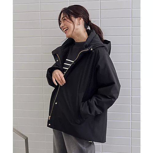 【エニー/ANY】の撥水フーデットダウンコート 人気、トレンドファッション・服の通販 founy(ファニー) 　ファッション　Fashion　レディースファッション　Fashion for Women　アウター　Coat / Outerwear Collection　コート・ロングコート・ピーコート　Long Coats, Peacoats & More　ダウンジャケット・軽量ダウン　Warm & Lightweight Down Jackets　インナー　Innerwear　ダウン　Down, Puffer　パーカー　Hoodie, Parka　ボトム　Bottoms, Lower Wear　ポケット　Pocket, Pocket Detail　エレガント 上品　Elegant　other-3|ID: prp329100004752896 ipo3291000000034376418