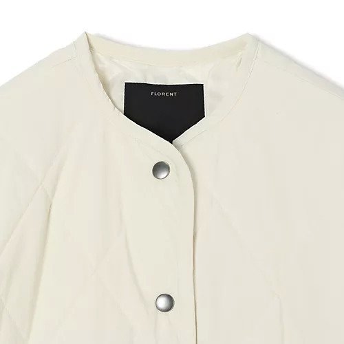 【フローレント/FLORENT】のQUILTING JACKET 人気、トレンドファッション・服の通販 founy(ファニー)  ファッション Fashion レディースファッション Fashion for Women アウター Coat / Outerwear Collection レディースジャケット・軽アウター Jackets キルティング Quilted, Quilting ジャケット Jacket, Outerwear フェミニン Feminine, Girly モダン Modern, Contemporary ラウンド Round, Round Neck other-3|ID: prp329100004752903 ipo3291000000034376450