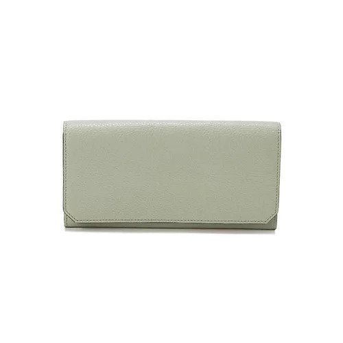 【トプカピ/TOPKAPI】の【TOPKAPI】 バイカラー レザー 長財布 LEAN リーン インテリア・キッズ・メンズ・レディースファッション・服の通販 founy(ファニー) 　ファッション　Fashion　レディースファッション　Fashion for Women　ミニ財布・二つ折り財布　Wallets & Card Cases　スタイリッシュ　Stylish, Fashionable　フラップ　Flap, Flap Pocket　ポケット　Pocket, Pocket Detail　人気　Popular, Best Seller　財布　Wallet, Purse　ミントグリーン|ID: prp329100004752997 ipo3291000000034377572