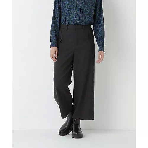 【ヒューマンウーマン/HUMAN WOMAN】のTOPツイルガウチョパンツ インテリア・キッズ・メンズ・レディースファッション・服の通販 founy(ファニー)  ファッション Fashion レディースファッション Fashion for Women パンツ Pants & Trousers おすすめ Recommended / Our Picks ガウチョパンツ Gaucho Pants, Culottes ショート Short, Short Length スタンダード Standard, Basic スニーカー Sneakers, Trainers ツイード/ツィード Choker, Choker Necklace バランス Balance, Style Balance フラップ Flap, Flap Pocket ベーシック Basic, Essential ポケット Pocket, Pocket Detail 定番 Standard, Basic Item 秋 Autumn チャコール|ID: prp329100004754008 ipo3291000000034386912