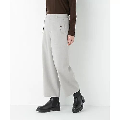 【ヒューマンウーマン/HUMAN WOMAN】のTOPツイルガウチョパンツ インテリア・キッズ・メンズ・レディースファッション・服の通販 founy(ファニー)  ファッション Fashion レディースファッション Fashion for Women パンツ Pants & Trousers おすすめ Recommended / Our Picks ガウチョパンツ Gaucho Pants, Culottes ショート Short, Short Length スタンダード Standard, Basic スニーカー Sneakers, Trainers ツイード/ツィード Choker, Choker Necklace バランス Balance, Style Balance フラップ Flap, Flap Pocket ベーシック Basic, Essential ポケット Pocket, Pocket Detail 定番 Standard, Basic Item 秋 Autumn グレージュ|ID: prp329100004754008 ipo3291000000034386914