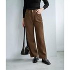 【スタイルデリ/STYLE DELI】のコーデュロイセミワイドストレートパンツ ブラウン|ID: prp329100004754093 ipo3291000000034387754