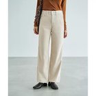 【スタイルデリ/STYLE DELI】のコーデュロイセミワイドストレートパンツ エクリュ|ID: prp329100004754093 ipo3291000000034387755