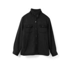 【ミズイロ インド/mizuiro ind】のバックボアシャツジャケット 人気、トレンドファッション・服の通販 founy(ファニー) ファッション Fashion レディースファッション Fashion for Women アウター Coat / Outerwear Collection レディースジャケット・軽アウター Jackets ショート Short, Short Length スリット Slit, Slit Detail ハイネック High Neck, Mock Neck フロント Front, Front Design ポケット Pocket, Pocket Detail thumbnail ブラック|ID: prp329100004754106 ipo3291000000034387852