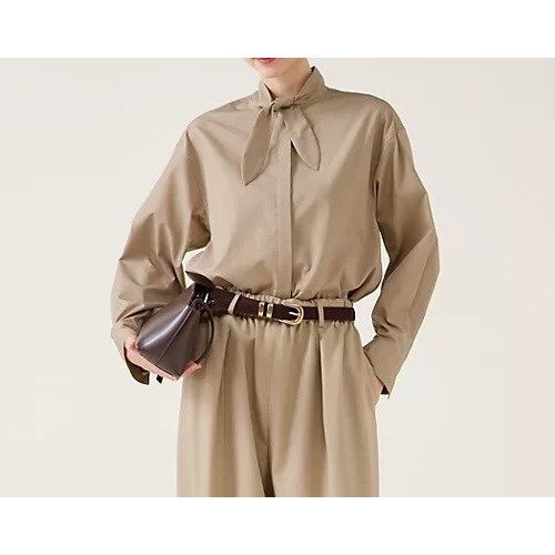 【マルティニーク/martinique】のハイカウントTCブロードシャツ インテリア・キッズ・メンズ・レディースファッション・服の通販 founy(ファニー)  ファッション Fashion レディースファッション Fashion for Women トップス・カットソー Cut & Sew Tops シャツ・ブラウス・オフィスカジュアル Elegant Blouses & Button-Ups おすすめ Recommended / Our Picks スカーフ Scarf, Neckwear ブロード Broadcloth, Fine Cotton 今季 This Season, Current Season ベージュ|ID: prp329100004755376 ipo3291000000034397048