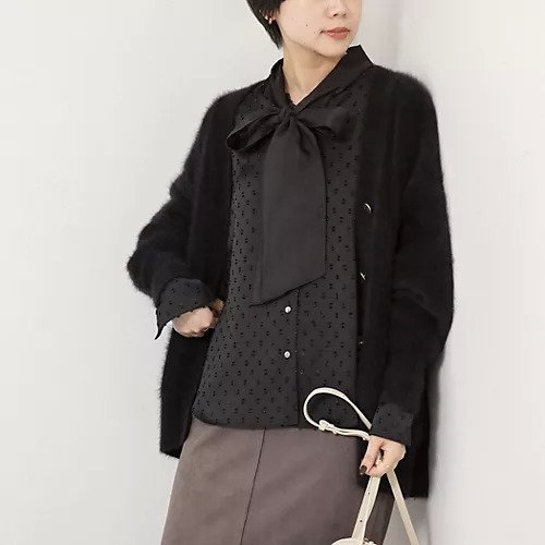 【ノーリーズソフィー/NOLLEY'S sophi】のウォッシャブルサテンドビーボウタイブラウス インテリア・キッズ・メンズ・レディースファッション・服の通販 founy(ファニー) https://founy.com/ ファッション Fashion レディースファッション Fashion for Women トップス・カットソー Cut & Sew Tops シャツ・ブラウス・オフィスカジュアル Elegant Blouses & Button-Ups 2025年 2025 2025-2026秋冬・A/W Autumn/Winter 2025–26 AW25–26 おすすめ Recommended / Our Picks インナー Innerwear オーガンジー Organza Fabric ジャケット Jacket, Outerwear リボン Ribbon, Bow |ID: prp329100004755387 ipo3291000000035211550