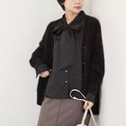 【ノーリーズソフィー/NOLLEY'S sophi】のウォッシャブルサテンドビーボウタイブラウス ブラック|ID: prp329100004755387 ipo3291000000035211551