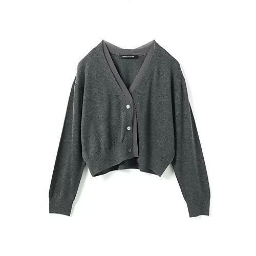 【ミズイロ インド/mizuiro ind】のシフォンフリルVネックカーディガン 人気、トレンドファッション・服の通販 founy(ファニー) ファッション Fashion レディースファッション Fashion for Women トップス・カットソー Cut & Sew Tops カーディガン・羽織り Layered Style Cardigans Vネックトップス V-Neck Tops / V-Cut Neckline Shirts カーディガン Cardigan, Knitwear シフォン Chiffon, Lightweight Fabric ジョーゼット Georgette, Semi-Sheer Fabric フリル Frill, Ruffle フロント Front, Front Design other-2|ID: prp329100004755402 ipo3291000000035310567