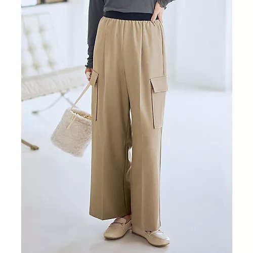 【エニー/ANY】の【ウエストゴム】カーゴタックパンツ インテリア・キッズ・メンズ・レディースファッション・服の通販 founy(ファニー) https://founy.com/ ファッション Fashion レディースファッション Fashion for Women パンツ Pants & Trousers スウェット / スエット Sweatshirt, Sweatwear センター Center, Center Line フェミニン Feminine, Girly ワイド Wide, Wide Fit エレガント 上品 Elegant A/W・秋冬 Autumn/Winter |ID: prp329100004755413 ipo3291000000034397306