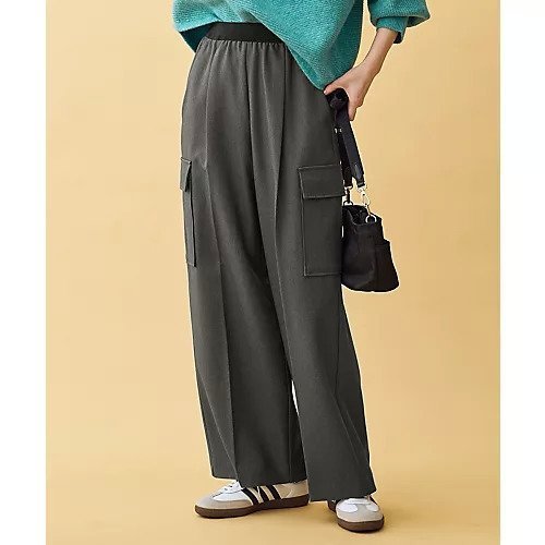 【エニー/ANY】の【ウエストゴム】カーゴタックパンツ インテリア・キッズ・メンズ・レディースファッション・服の通販 founy(ファニー) ファッション Fashion レディースファッション Fashion for Women パンツ Pants & Trousers スウェット / スエット Sweatshirt, Sweatwear センター Center, Center Line フェミニン Feminine, Girly ワイド Wide, Wide Fit エレガント 上品 Elegant A/W・秋冬 Autumn/Winter チャコール|ID: prp329100004755413 ipo3291000000034397310