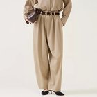 【マルティニーク/martinique】の梳毛ギャババレルパンツ 人気、トレンドファッション・服の通販 founy(ファニー) ファッション Fashion レディースファッション Fashion for Women パンツ Pants & Trousers おすすめ Recommended / Our Picks クラシック Classic, Timeless Style センター Center, Center Line 今季 This Season, Current Season thumbnail ベージュ|ID: prp329100004755416 ipo3291000000034397325