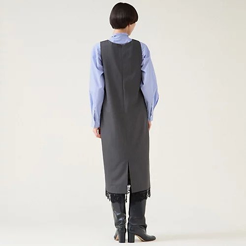 【マルティニーク/martinique】のレースコンビギャバワンピース 人気、トレンドファッション・服の通販 founy(ファニー)  ファッション Fashion レディースファッション Fashion for Women ワンピース Dresses おすすめ Recommended / Our Picks なめらか Smooth, Silky Texture シルク Silk, 100% Silk シンプル Simple, Minimal ラグジュアリー Luxury, Elegant レース Lace, Lace Fabric other-3|ID: prp329100004755428 ipo3291000000034397406