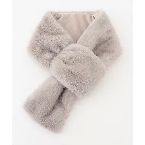 【エニー/ANY】のファーティペット インテリア・キッズ・メンズ・レディースファッション・服の通販 founy(ファニー) 　ファッション　Fashion　レディースファッション　Fashion for Women　シンプル　Simple, Minimal　フェイクファー　Faux Fur, Imitation Fur　マフラー　Scarf, Muffler　冬　Winter / This Winter　防寒　Cold Protection, Winter-Ready　ライトグレー|ID: prp329100004755432 ipo3291000000034397429
