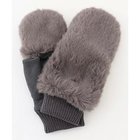 【エニー/ANY】のカバー付きファーグローブ チャコール|ID: prp329100004755437 ipo3291000000034397455