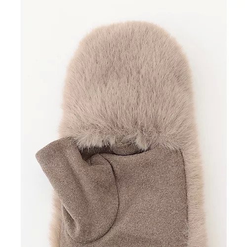 【エニー/ANY】のカバー付きファーグローブ 人気、トレンドファッション・服の通販 founy(ファニー) ファッション Fashion レディースファッション Fashion for Women フェイクファー Faux Fur, Imitation Fur エレガント 上品 Elegant 防寒 Cold Protection, Winter-Ready other-2|ID: prp329100004755437 ipo3291000000034397456