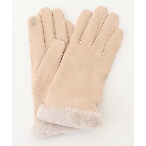 【エニー/ANY】のファーグローブ インテリア・キッズ・メンズ・レディースファッション・服の通販 founy(ファニー) 　ファッション　Fashion　レディースファッション　Fashion for Women　スマホ　Smartphone, Mobile Device　フェイクファー　Faux Fur, Imitation Fur　冬　Winter / This Winter　防寒　Cold Protection, Winter-Ready　ベージュ|ID: prp329100004755439 ipo3291000000034397468