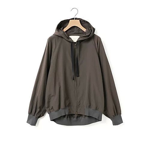 【ミディウミ/MidiUmi】のフード付きブルゾン インテリア・キッズ・メンズ・レディースファッション・服の通販 founy(ファニー)  ファッション Fashion レディースファッション Fashion for Women アウター Coat / Outerwear Collection ブルゾンジャケット・スポーティアウター Blouson Jackets コンパクト Compact, Small Size フィット Fit, Slim Fit ブラウジング Blouson Silhouette, Cinched Waist ブルゾン Blouson, Bomber Jacket ワイド Wide, Wide Fit 軽量 Lightweight, Ultra Light チャコールグレー|ID: prp329100004755445 ipo3291000000034397522