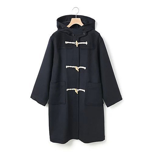 【ミディウミ/MidiUmi】のダッフルコート インテリア・キッズ・メンズ・レディースファッション・服の通販 founy(ファニー) 　ファッション　Fashion　レディースファッション　Fashion for Women　アウター　Coat / Outerwear Collection　コート・ロングコート・ピーコート　Long Coats, Peacoats & More　ダッフルコート　Duffle Coats　ダッフルコート　Duffle Coat, Toggle Coat　ベーシック　Basic, Essential　メルトン　Melton, Heavy Wool　ネイビー|ID: prp329100004755457 ipo3291000000034397610