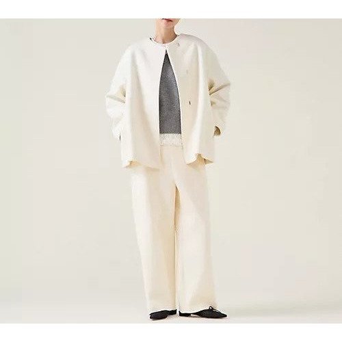 【マルティニーク/martinique】のノーカラーコート 人気、トレンドファッション・服の通販 founy(ファニー)  ファッション Fashion レディースファッション Fashion for Women アウター Coat / Outerwear Collection コート・ロングコート・ピーコート Long Coats, Peacoats & More イタリア Italy ジャカード/ジャガード Jacquard, Woven Pattern ストール Stole, Wrap センター Center, Center Line フロント Front, Front Design プリーツ Pleats, Pleated マフラー Scarf, Muffler モダン Modern, Contemporary おすすめ Recommended / Our Picks エレガント 上品 Elegant ホリデーシーズン Holiday Season other-3|ID: prp329100004755461 ipo3291000000034397662