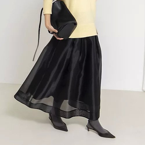 【ノーリーズ/NOLLEY'S】のウォッシャブルオーガンジーフレアスカート インテリア・キッズ・メンズ・レディースファッション・服の通販 founy(ファニー) ファッション Fashion レディースファッション Fashion for Women スカート Skirts Aライン・フレアスカート A-Line & Flared Skirts 2025年 2025 2025-2026秋冬・A/W Autumn/Winter 2025–26 AW25–26 オケージョン Occasion Wear オーガンジー Organza Fabric クリスマス X'mas Christmas / X'mas フレア Flare, Flared ブラック|ID: prp329100004755529 ipo3291000000034398395