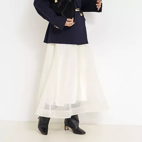 【ノーリーズ/NOLLEY'S】のウォッシャブルオーガンジーフレアスカート インテリア・キッズ・メンズ・レディースファッション・服の通販 founy(ファニー) ファッション Fashion レディースファッション Fashion for Women スカート Skirts Aライン・フレアスカート A-Line & Flared Skirts 2025年 2025 2025-2026秋冬・A/W Autumn/Winter 2025–26 AW25–26 オケージョン Occasion Wear オーガンジー Organza Fabric クリスマス X'mas Christmas / X'mas フレア Flare, Flared エクリュ|ID: prp329100004755529 ipo3291000000034398397